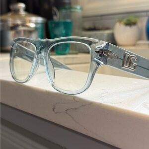Dolce & Gabbana Translucent Blue Eyewear